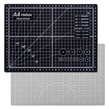 Mix Box Double Sided Self-Healing A4 Cutting Mat