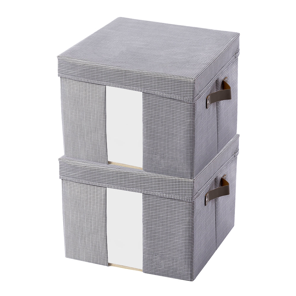 2 Pack Collapsible Fabric Storage Cube Box