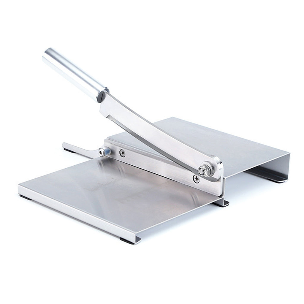 Moongiantgo Manual Meat Slicer Stainless Steel Ribs Bone Cutter