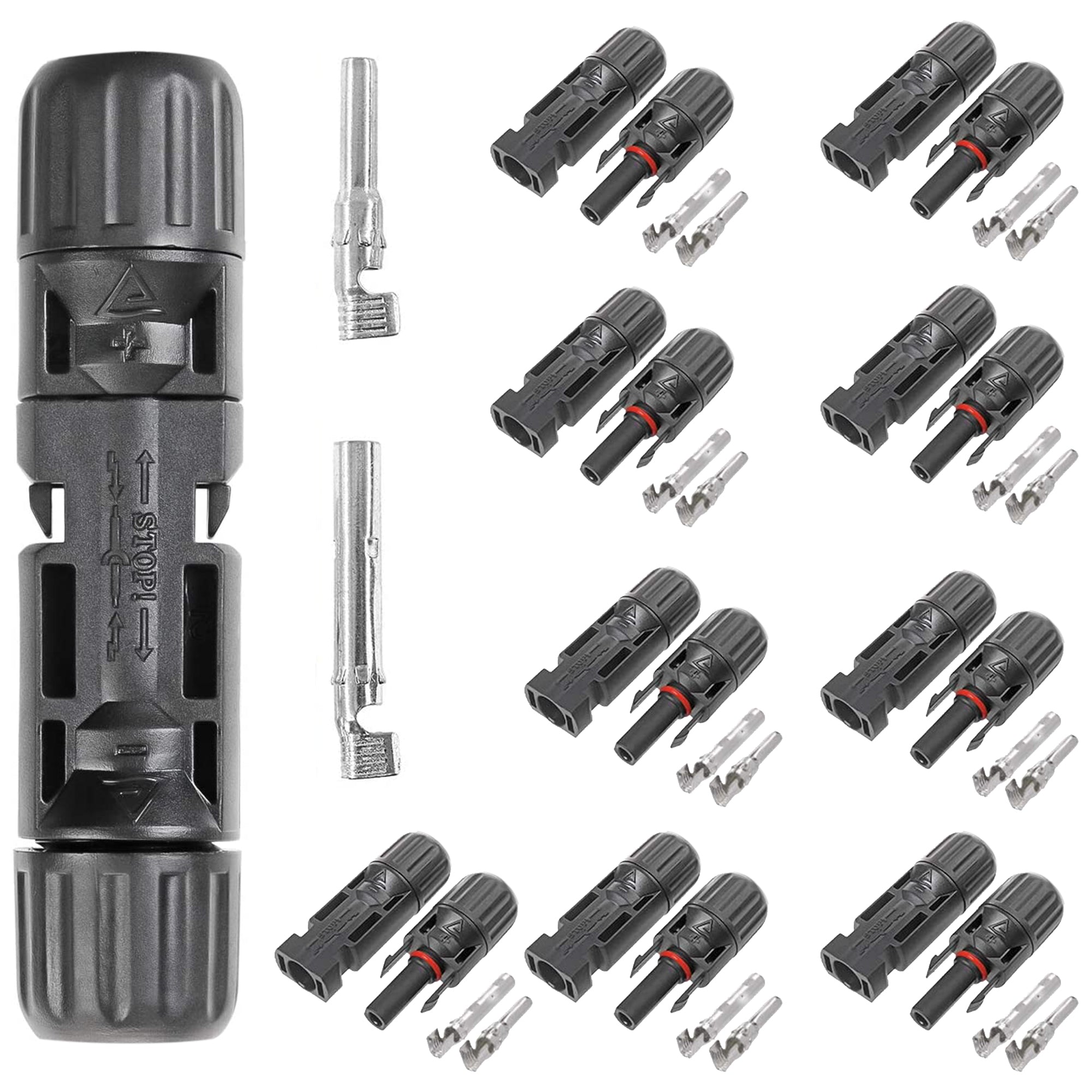 Connector For Panel Waterproof Solar Panel Cable Connectors - 10 Pairs – HEARTDECO