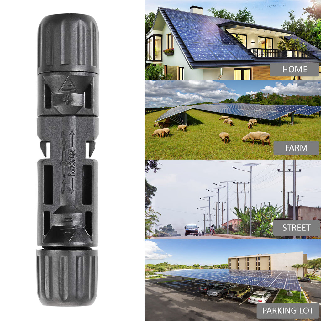 Waterproof Solar Panel Cable Connectors - 10 Pairs – HEARTDECO