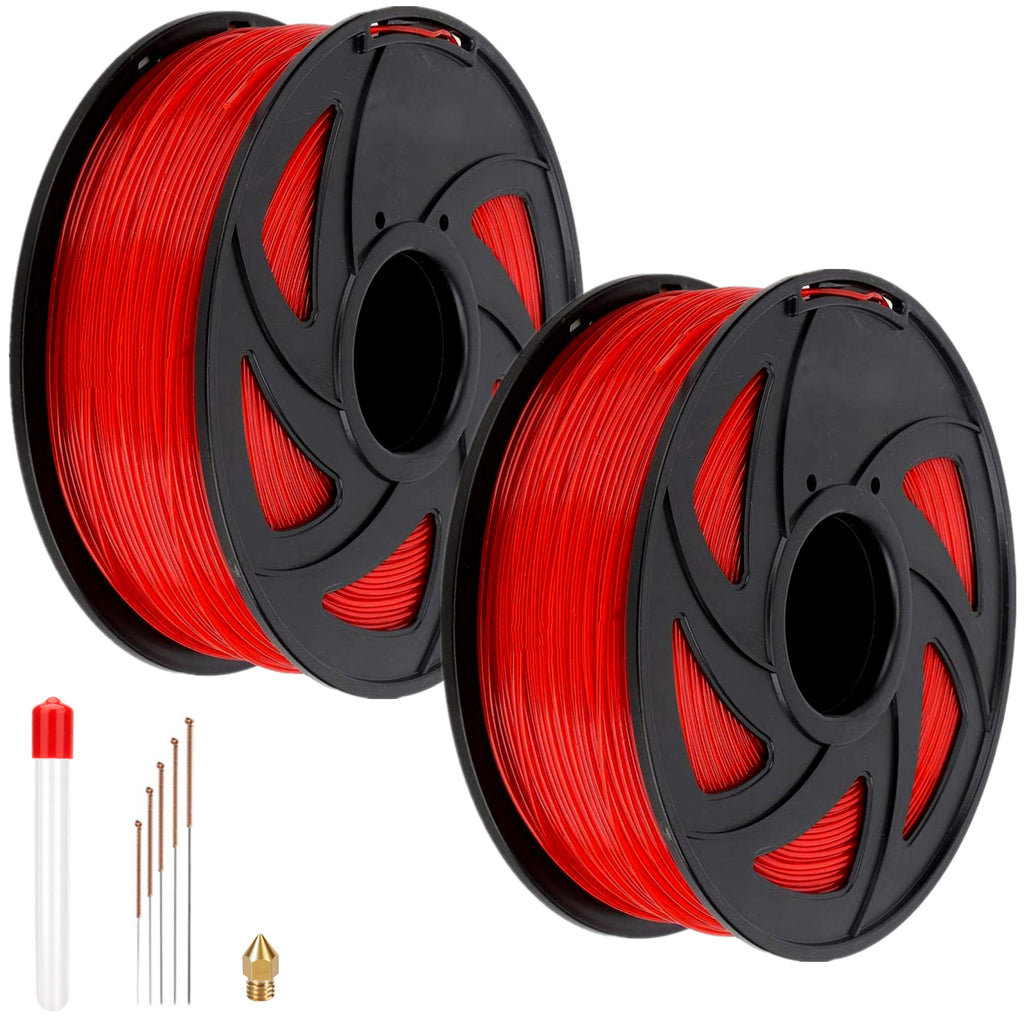 2 Rolls of 3D Printing PLA Filament 1.75mm 330m