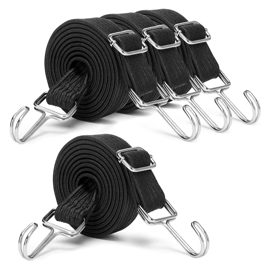 4Pcs Adjustable Elastic Tie Down Straps