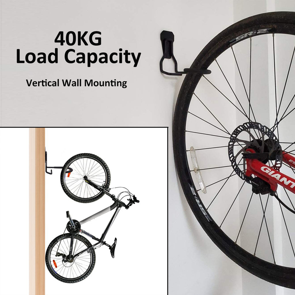 2Pcs Vertical Bicycle Wall Mounted Hooks – HEARTDECO