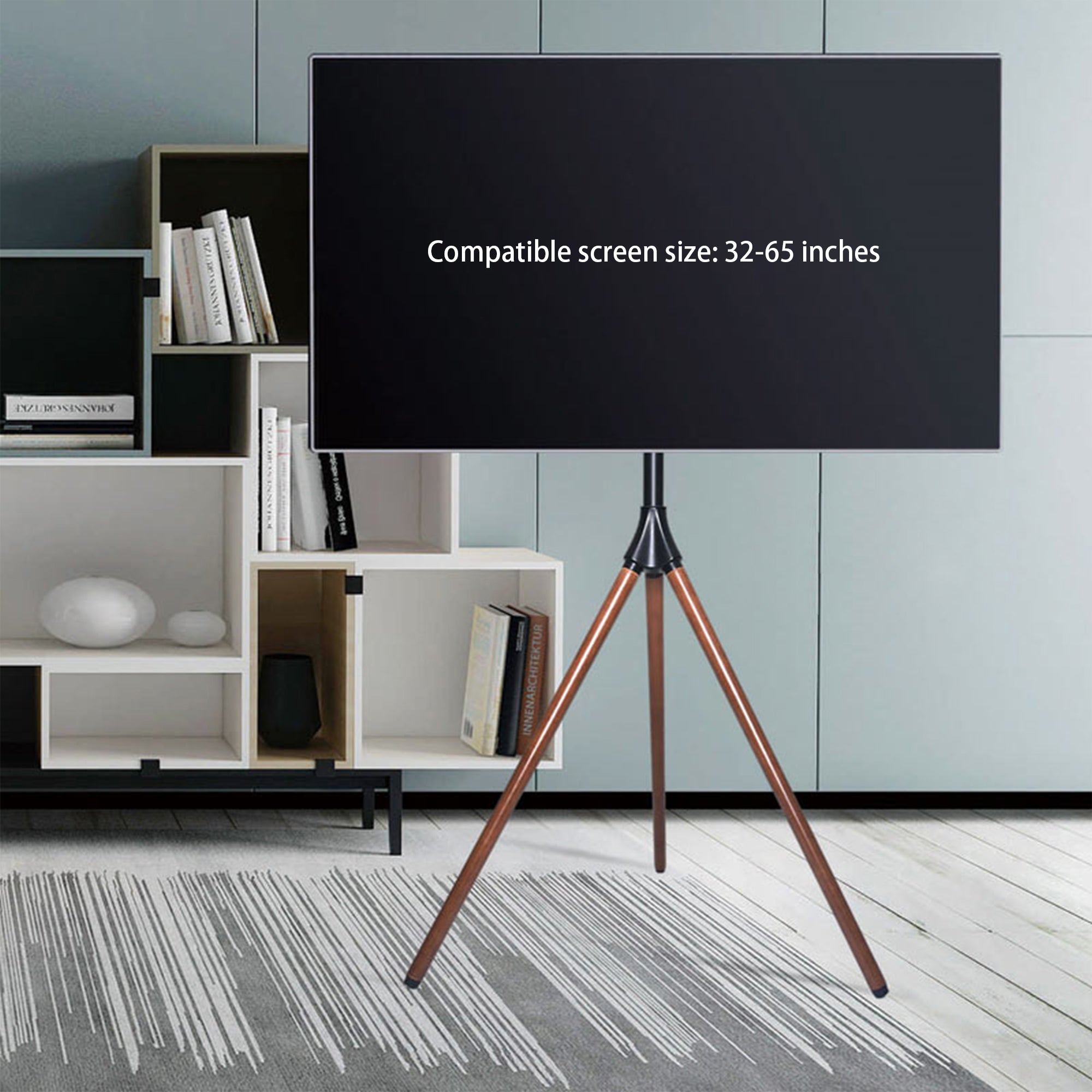 Beechwood TV Floor Stand Monitor Easel for 3265Inch TVs HEARTDECO