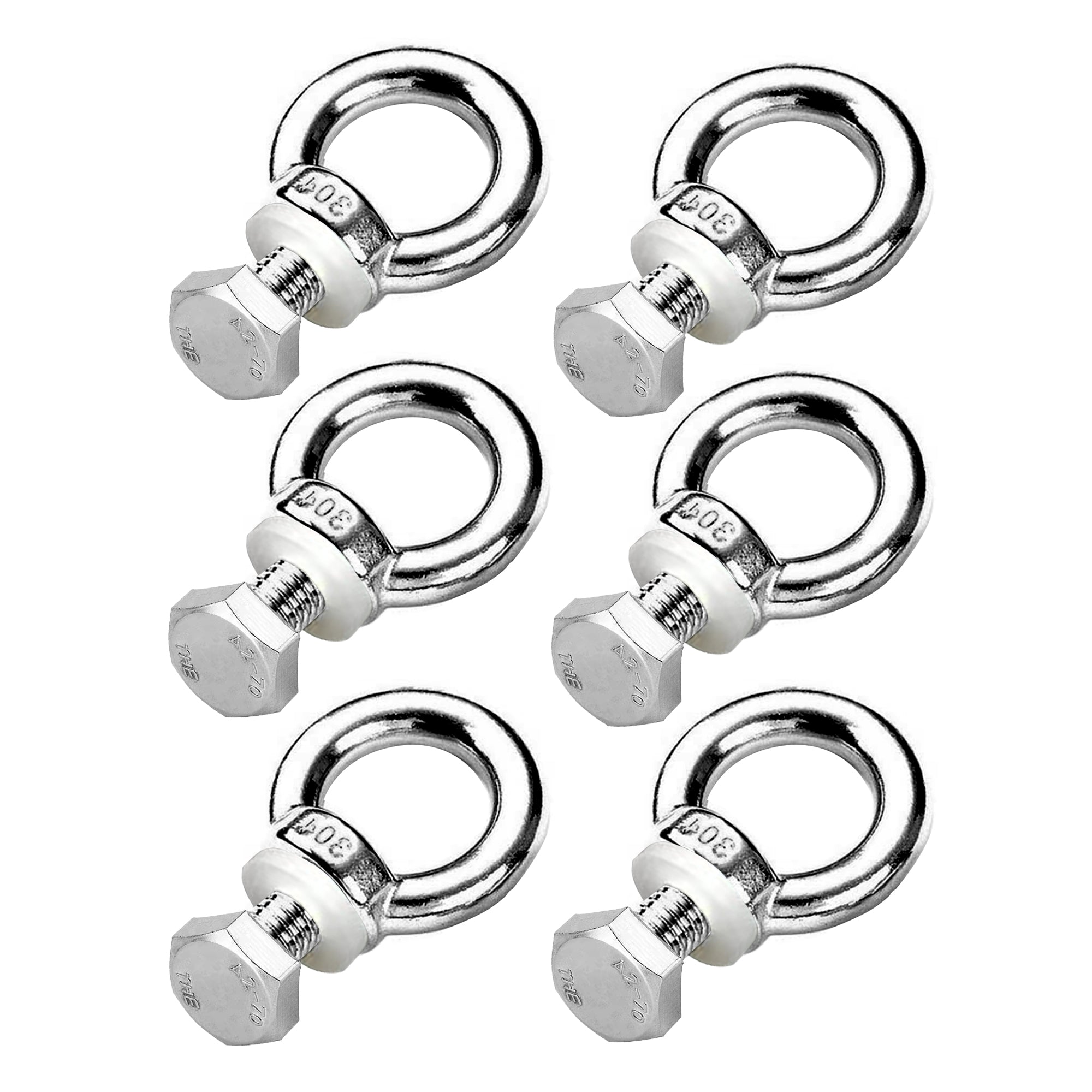 6 Pack Front Runner Roof Rack Compatible M8 Ring Bolts HEARTDECO