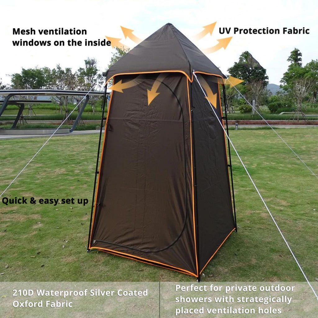 Outdoor Shower Camping Privacy Tent With Shower Bag HEARTDECO