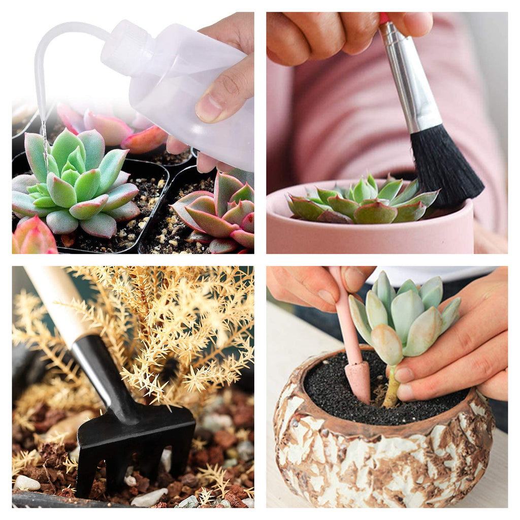 16Pcs Succulent Mini Garden Planting Hand Tools Set – HEARTDECO