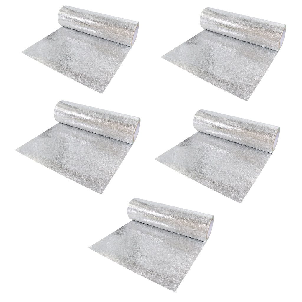Kitchen Backsplash Aluminum Foil Contact Paper - 5 Pack