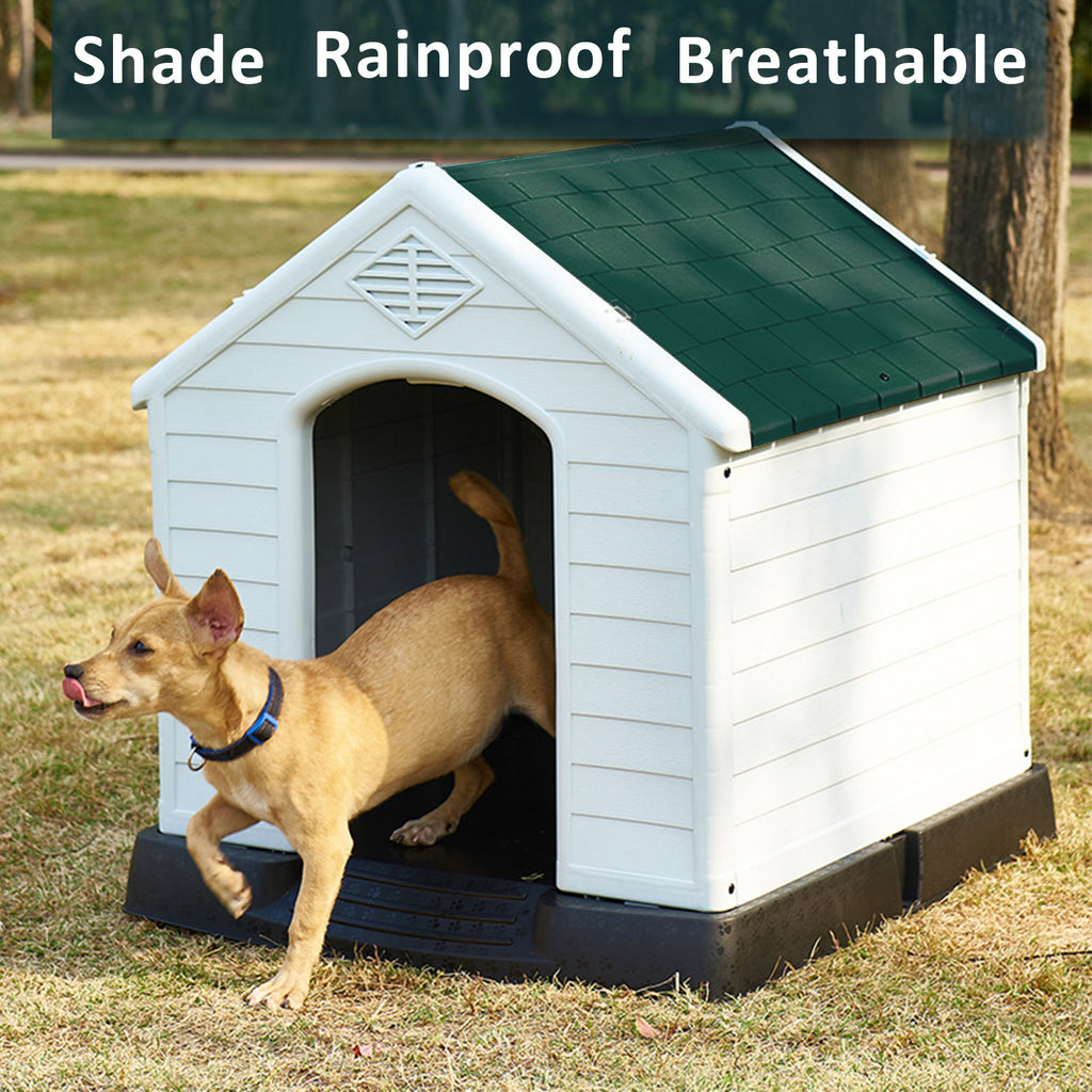 Outdoor plastic 2024 dog kennel