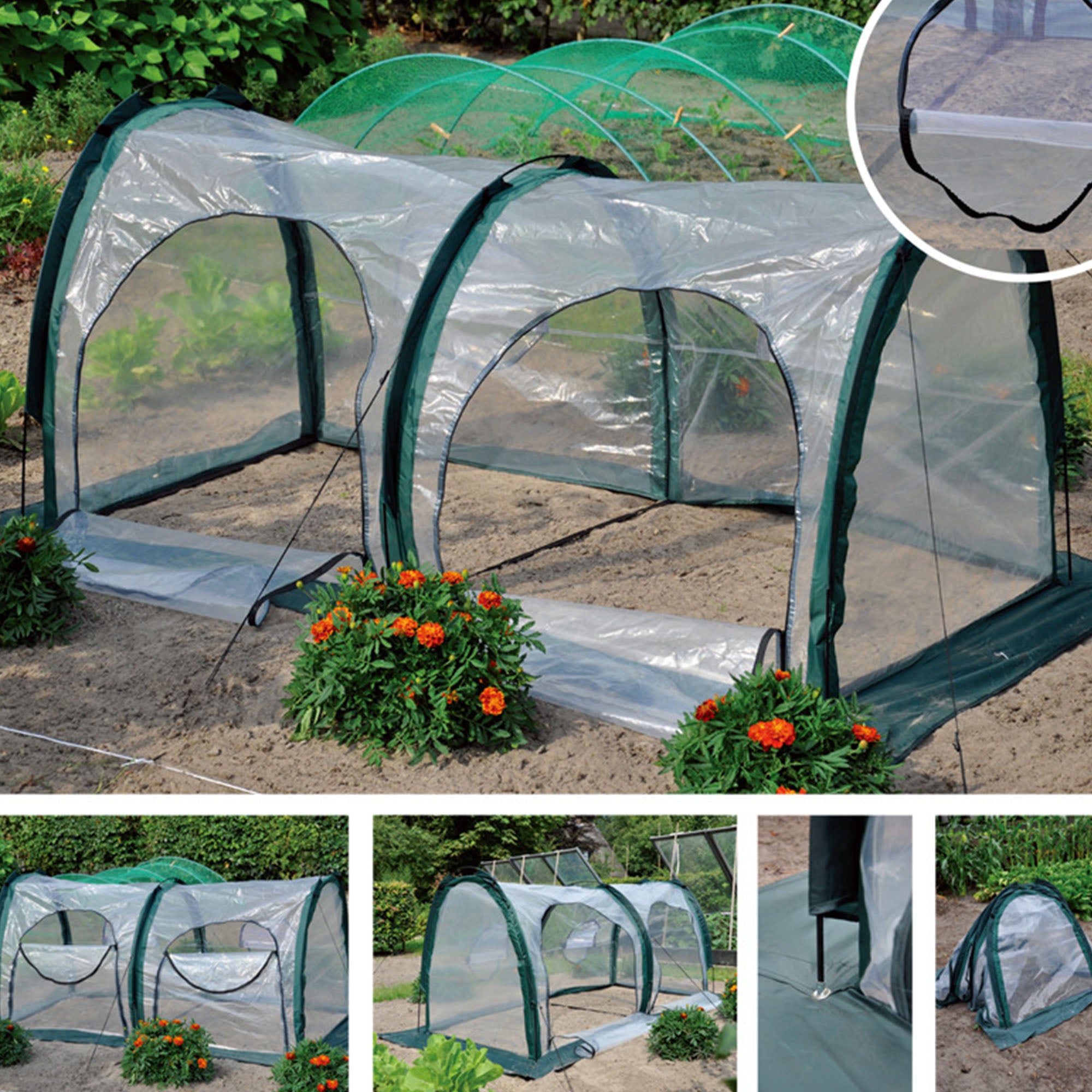 Portable Outdoor Garden Greenhouse Tent HEARTDECO