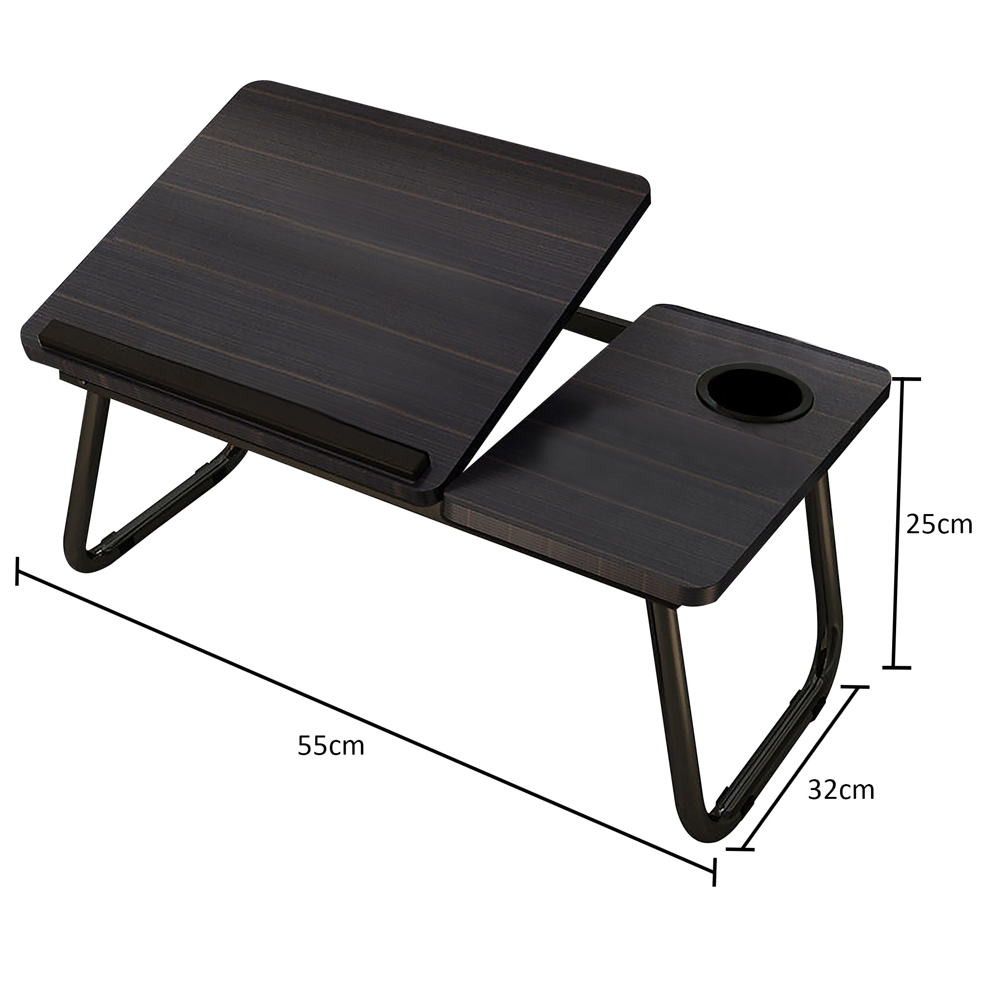 Foldable Adjustable Split Laptop Bed Table HEARTDECO