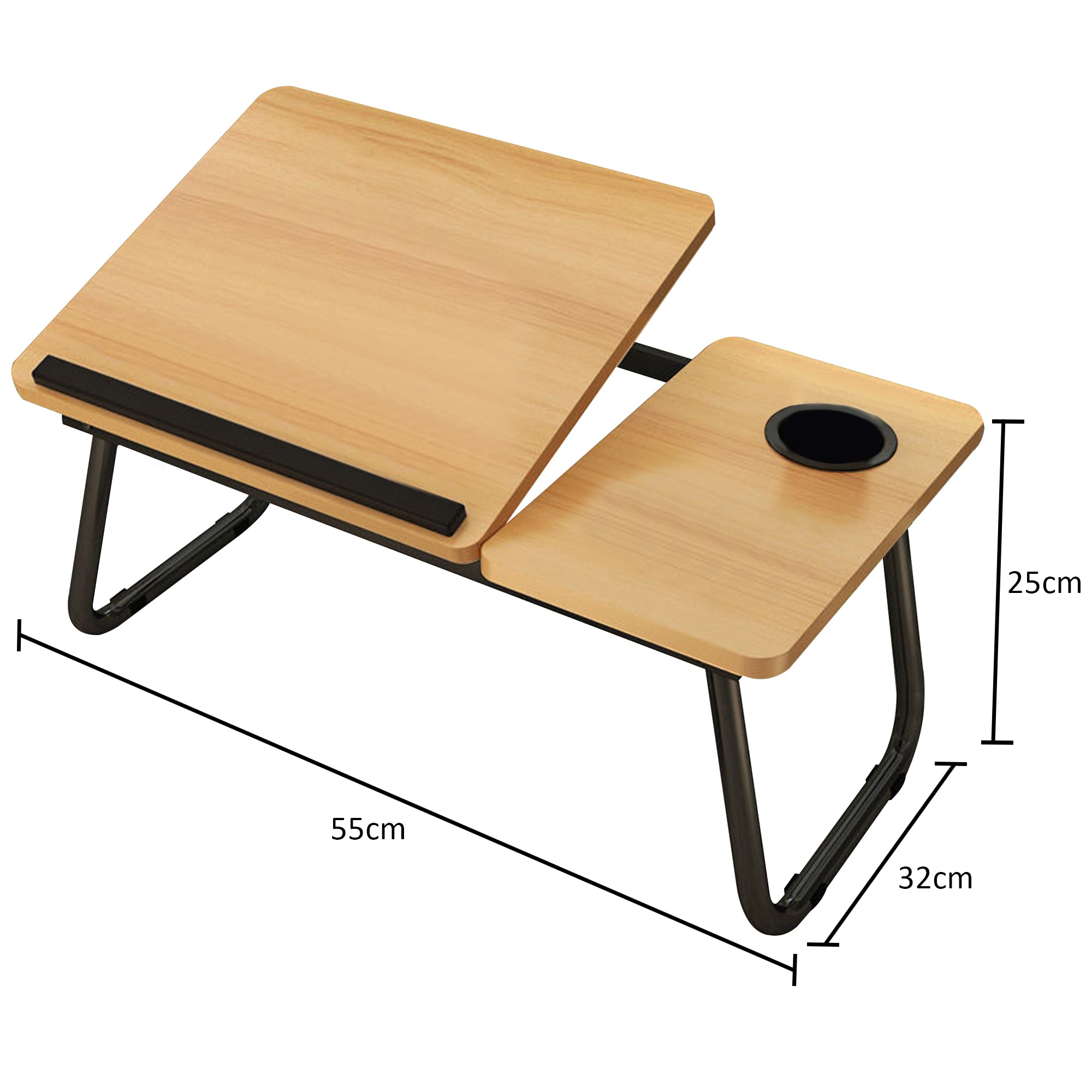 Foldable Adjustable Split Laptop Bed Table HEARTDECO