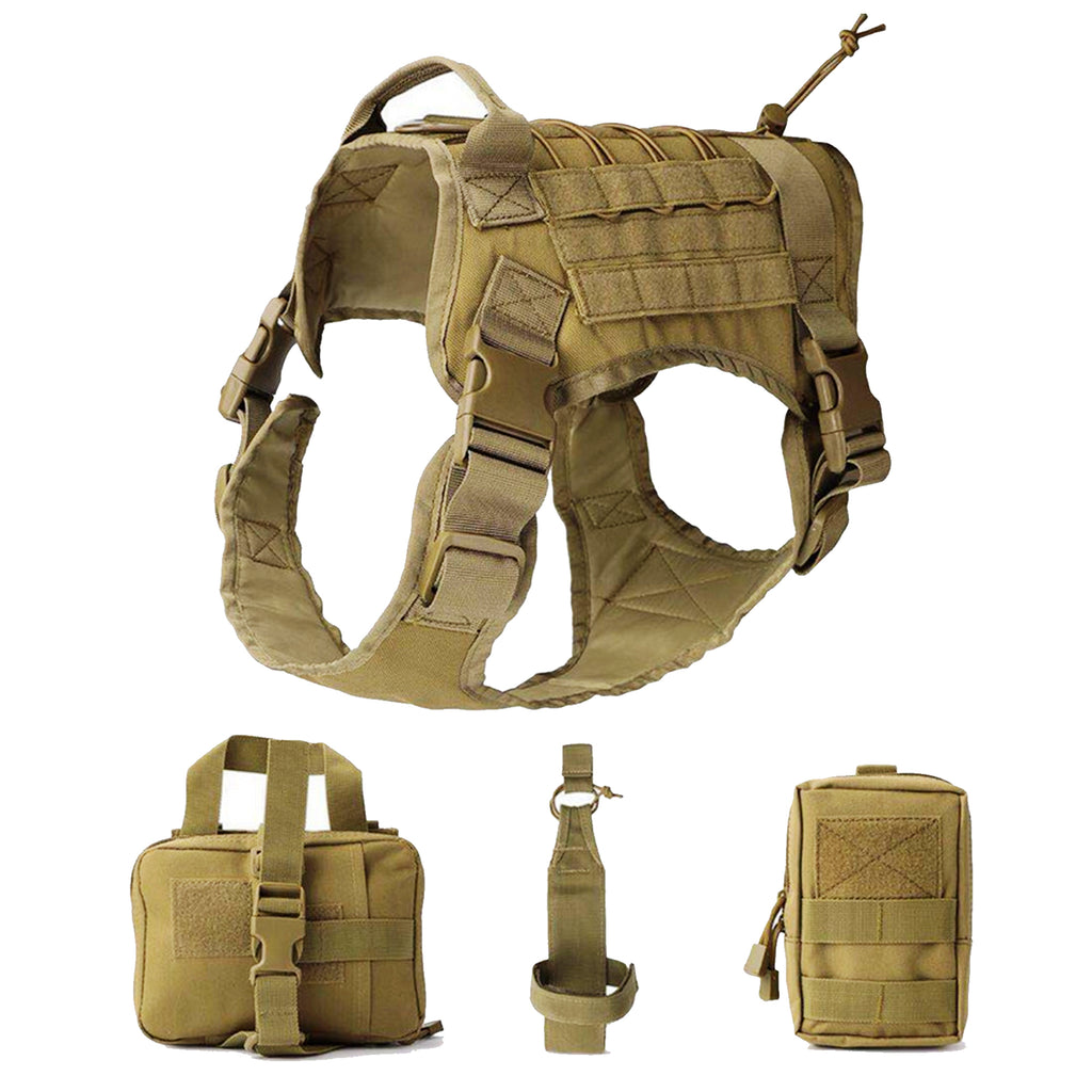 Tactical Dog Harness Vest Set - L