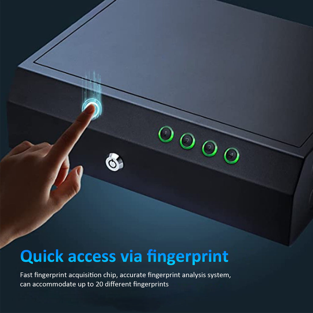 Fingerprint Lockable Box Fingerprint Biometric Lock Safe Box – HEARTDECO