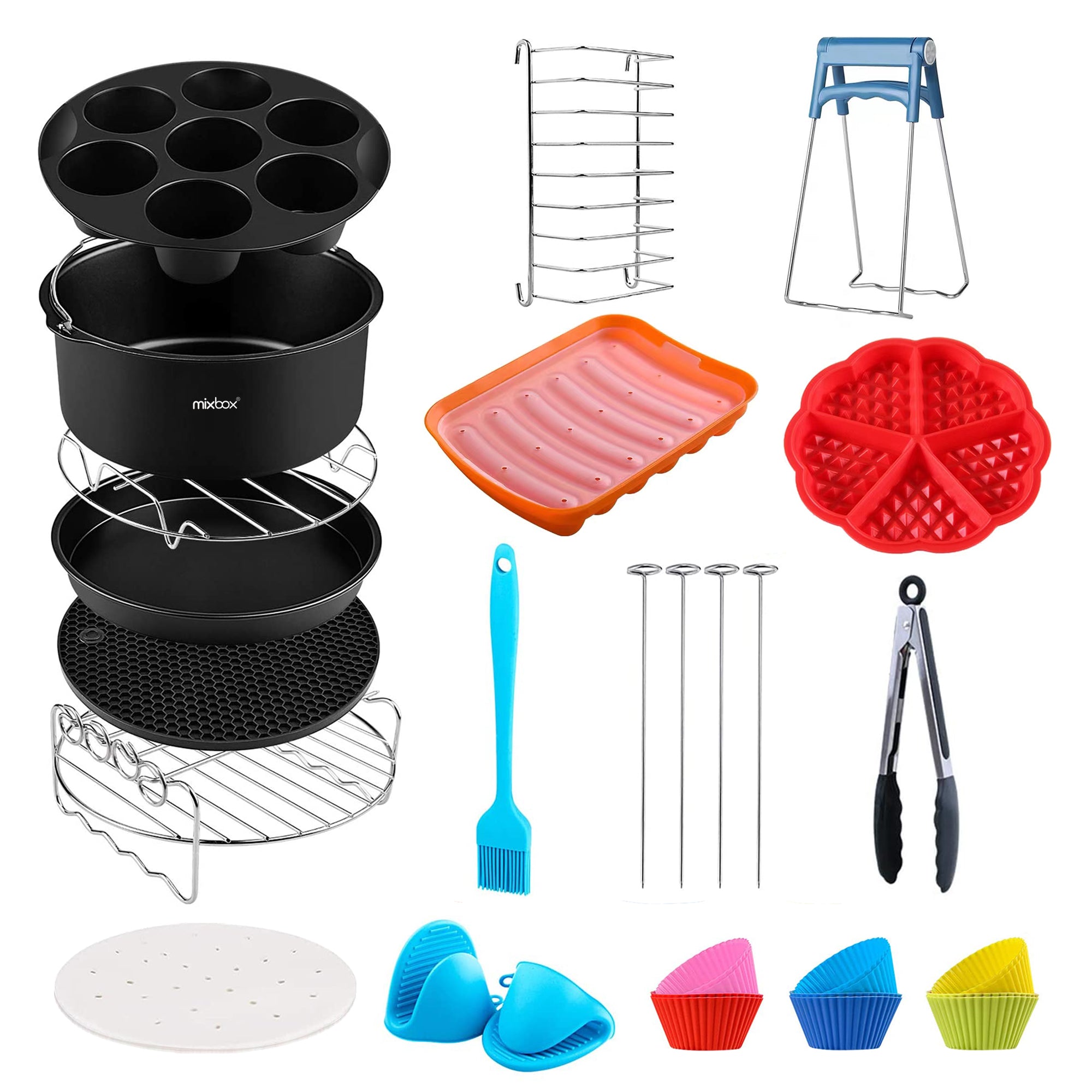 Air Fryer Cooking Baking Accessory Set – HEARTDECO
