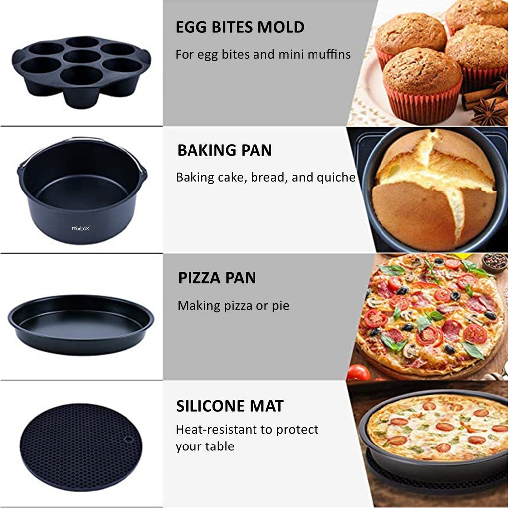 Air Fryer Cooking Baking Accessory Set – HEARTDECO