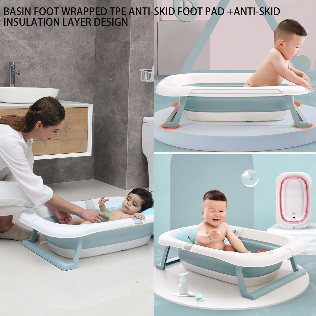 New style portable collapsible best sale baby bathtub