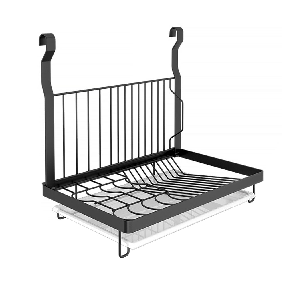 Stainless Steel Rail Hanging Collapsible Dish Rack