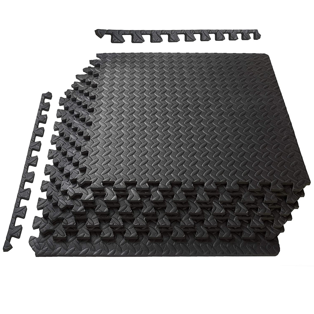 EVA Foam Interlocking Tile Gym Floor Mat - 6Pcs Pack