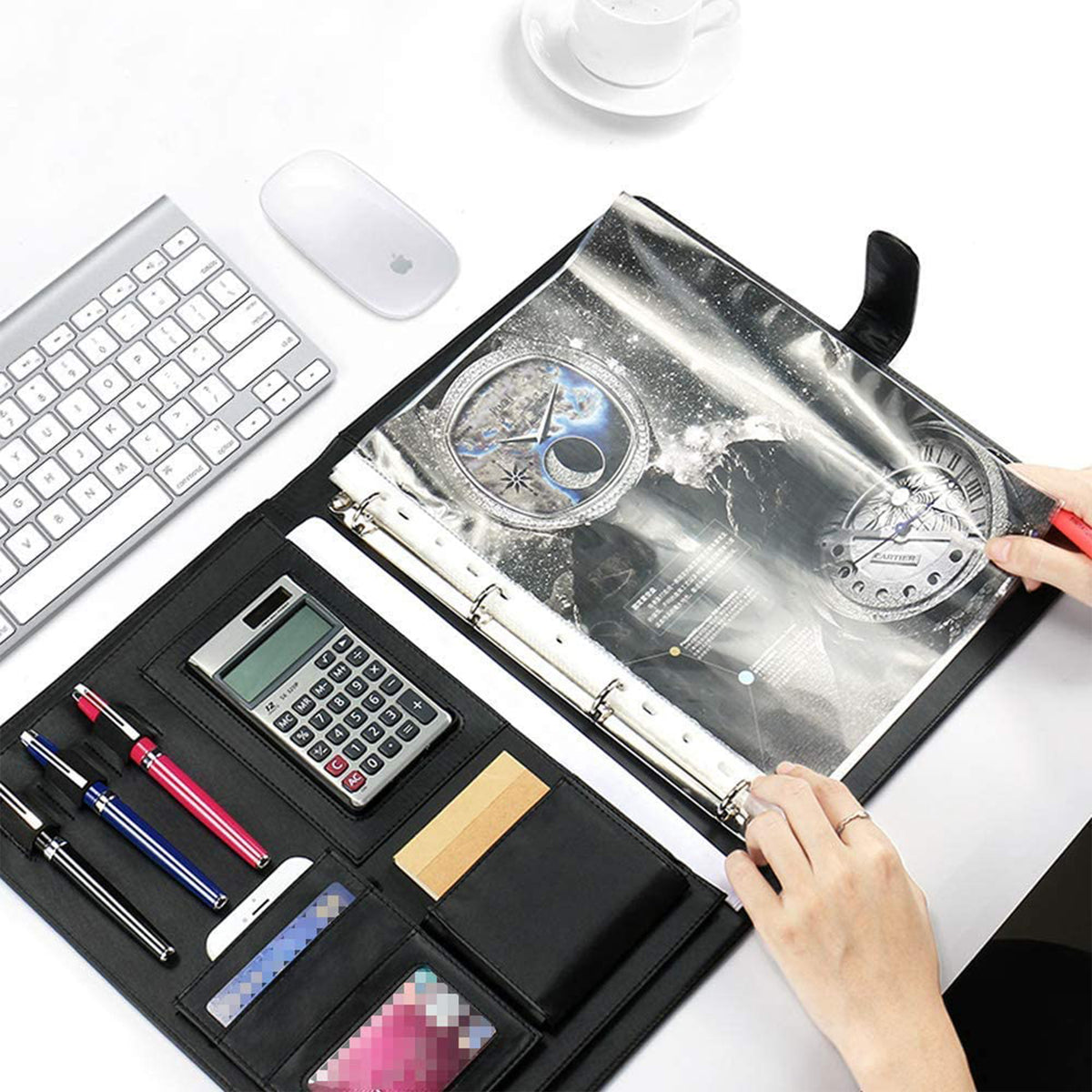 Business Profile File Folder with Stationery Set – HEARTDECO