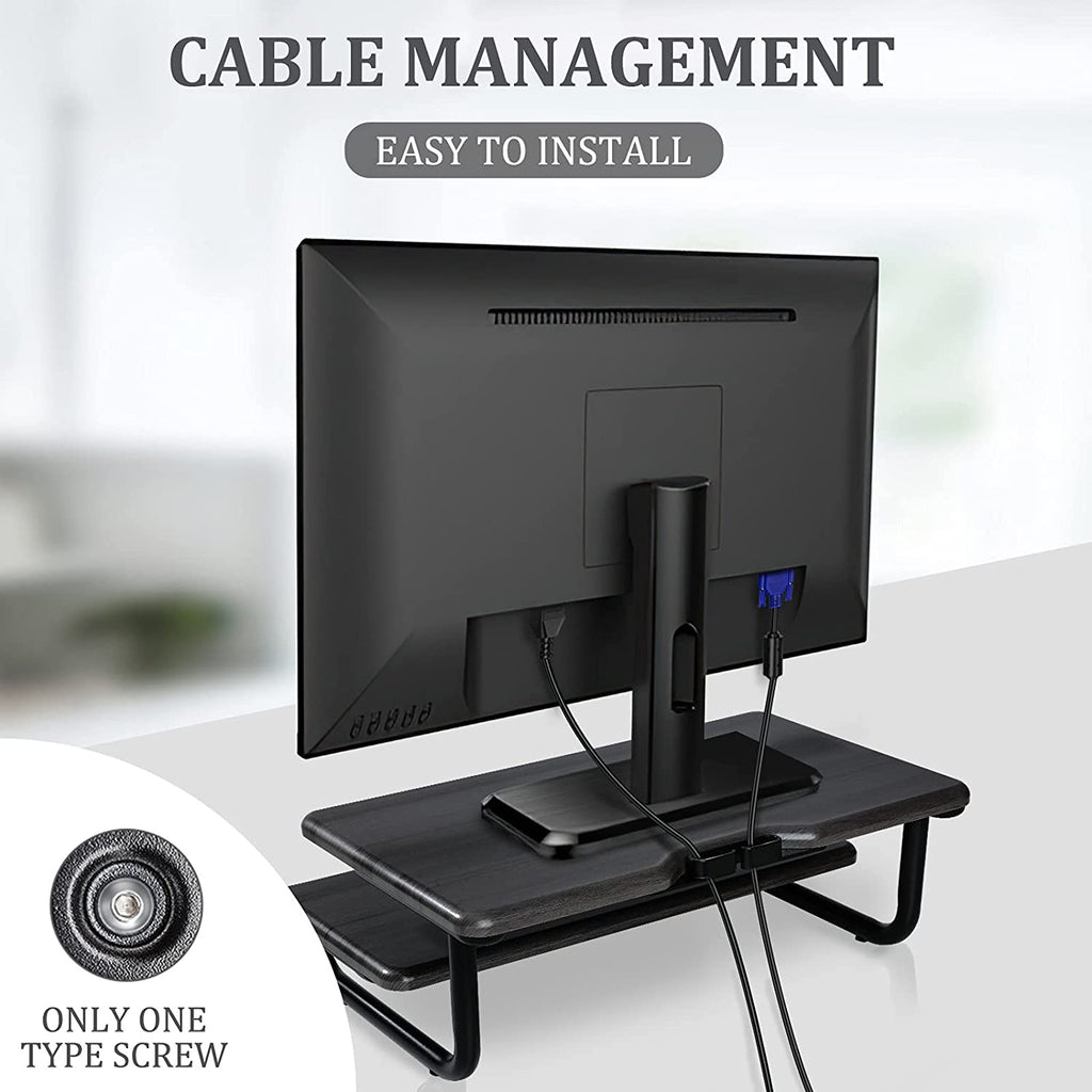 2 Tier Monitor Riser Laptop Stand – HEARTDECO