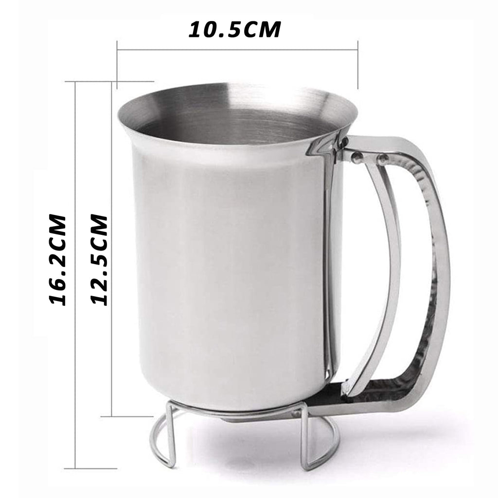 Stainless Steel Batter Dispenser HEARTDECO