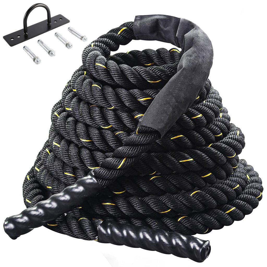 9M Fitness Battle Rope Set HEARTDECO