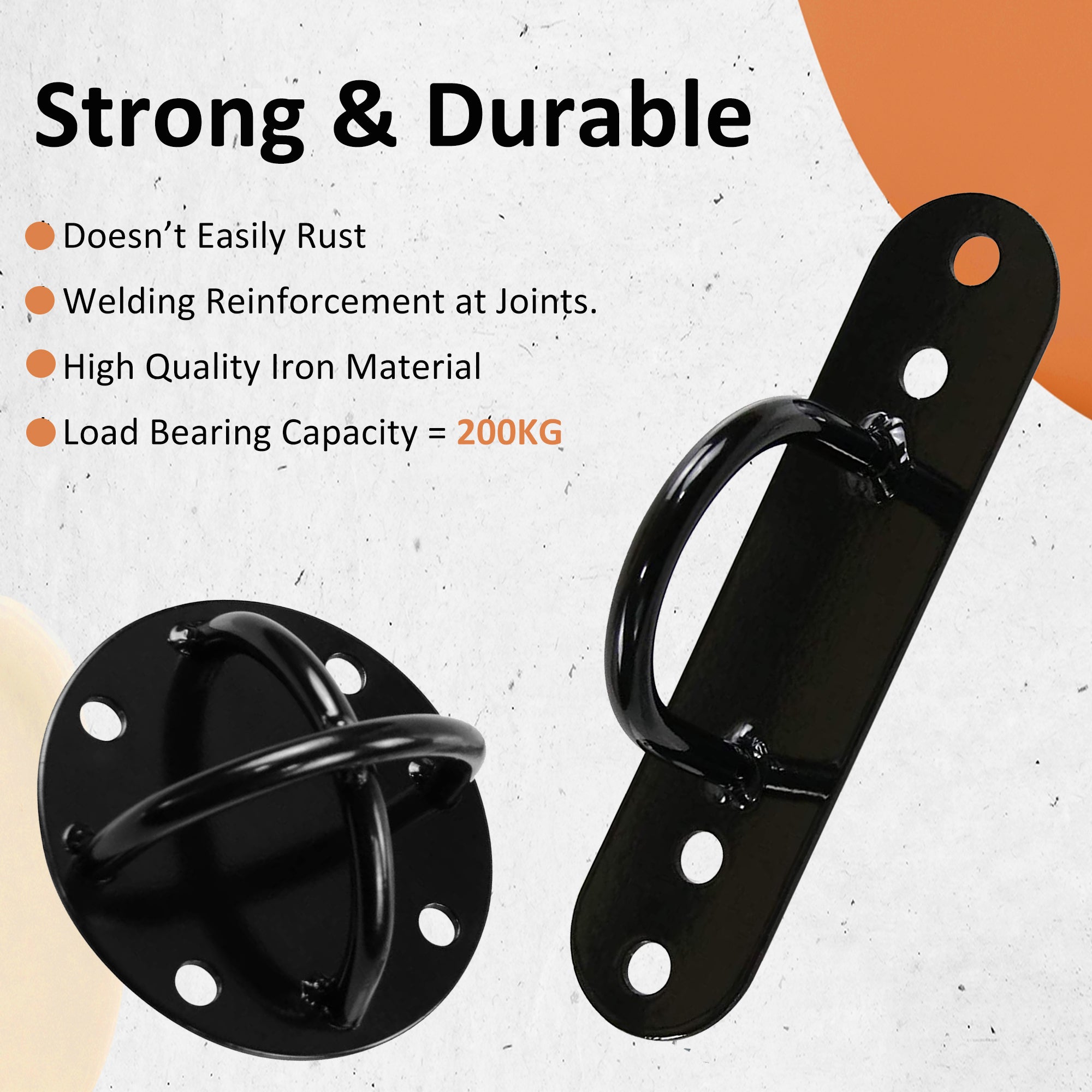Battle Rope Wall Ceiling Mount Anchor Bracket Set – HEARTDECO