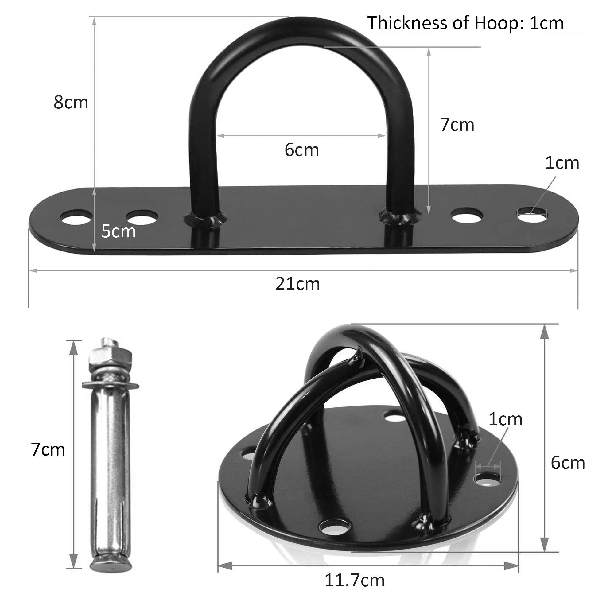 Battle Rope Wall Ceiling Mount Anchor Bracket Set – HEARTDECO