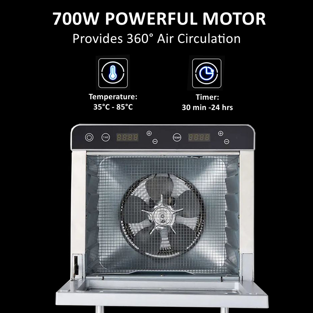 19L 700W Food Dehydrator Biltong Maker Fruit Dryer for Home HEARTDECO