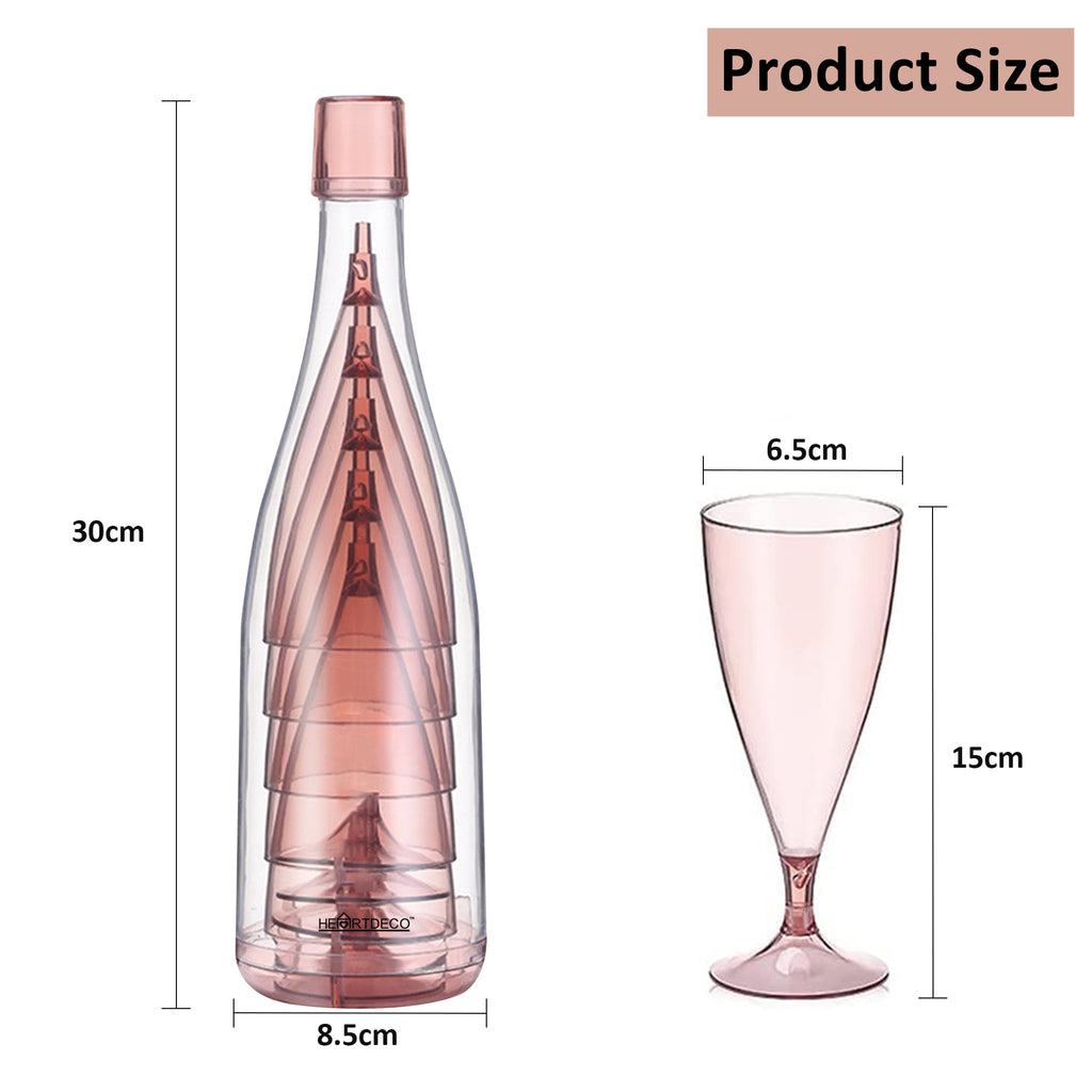 6/12/30Pcs/Set Disposable Plastic Champagne Flutes Glasses Red