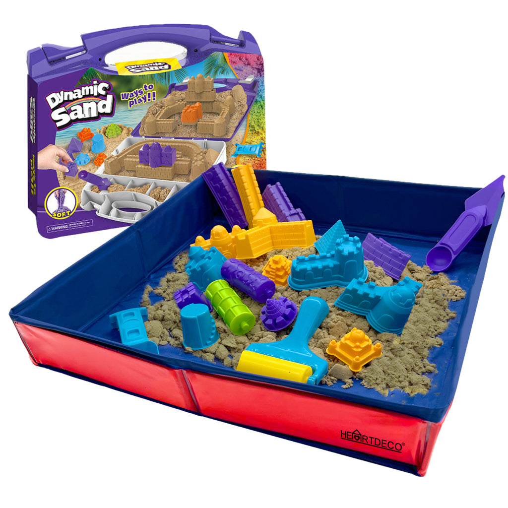 Kids Magic Play Sand Castle Building Kit HEARTDECO