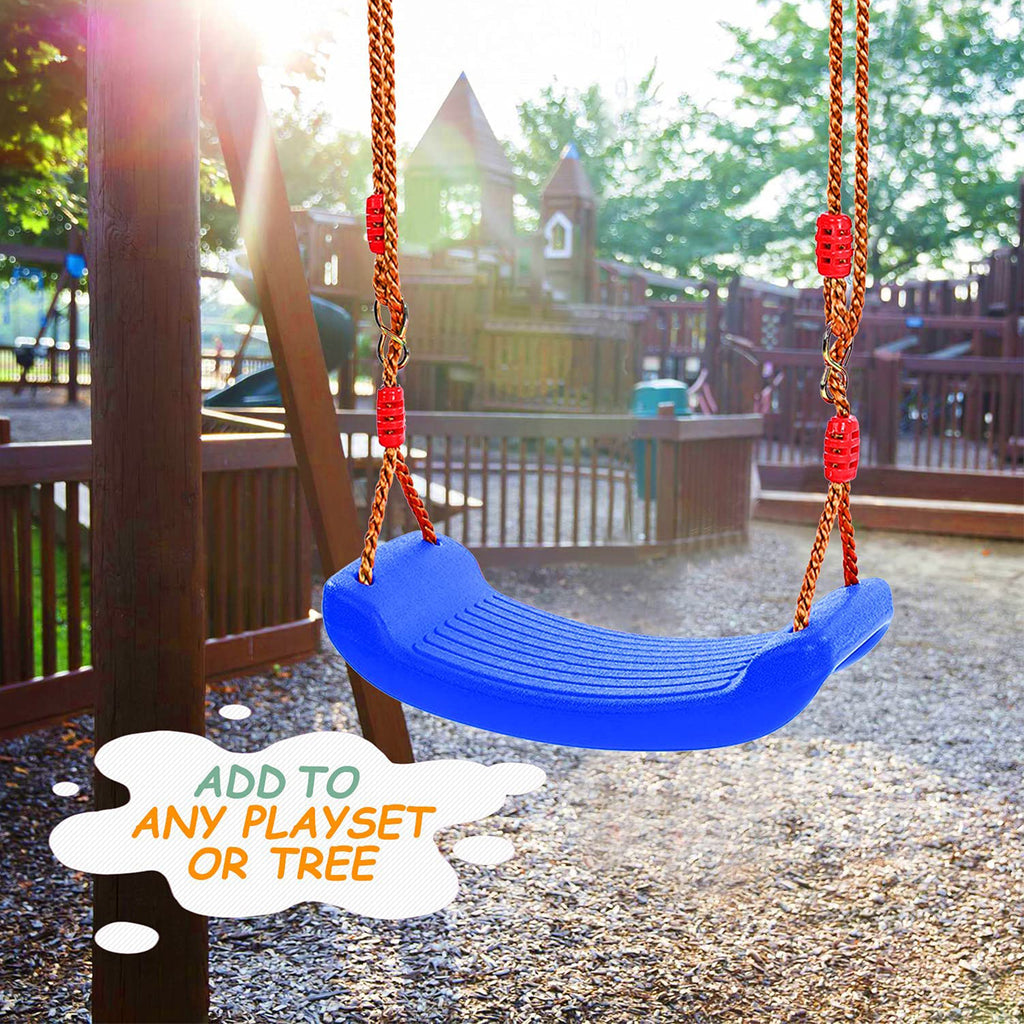 Outdoor Plastic Swing Seat for Children HEARTDECO