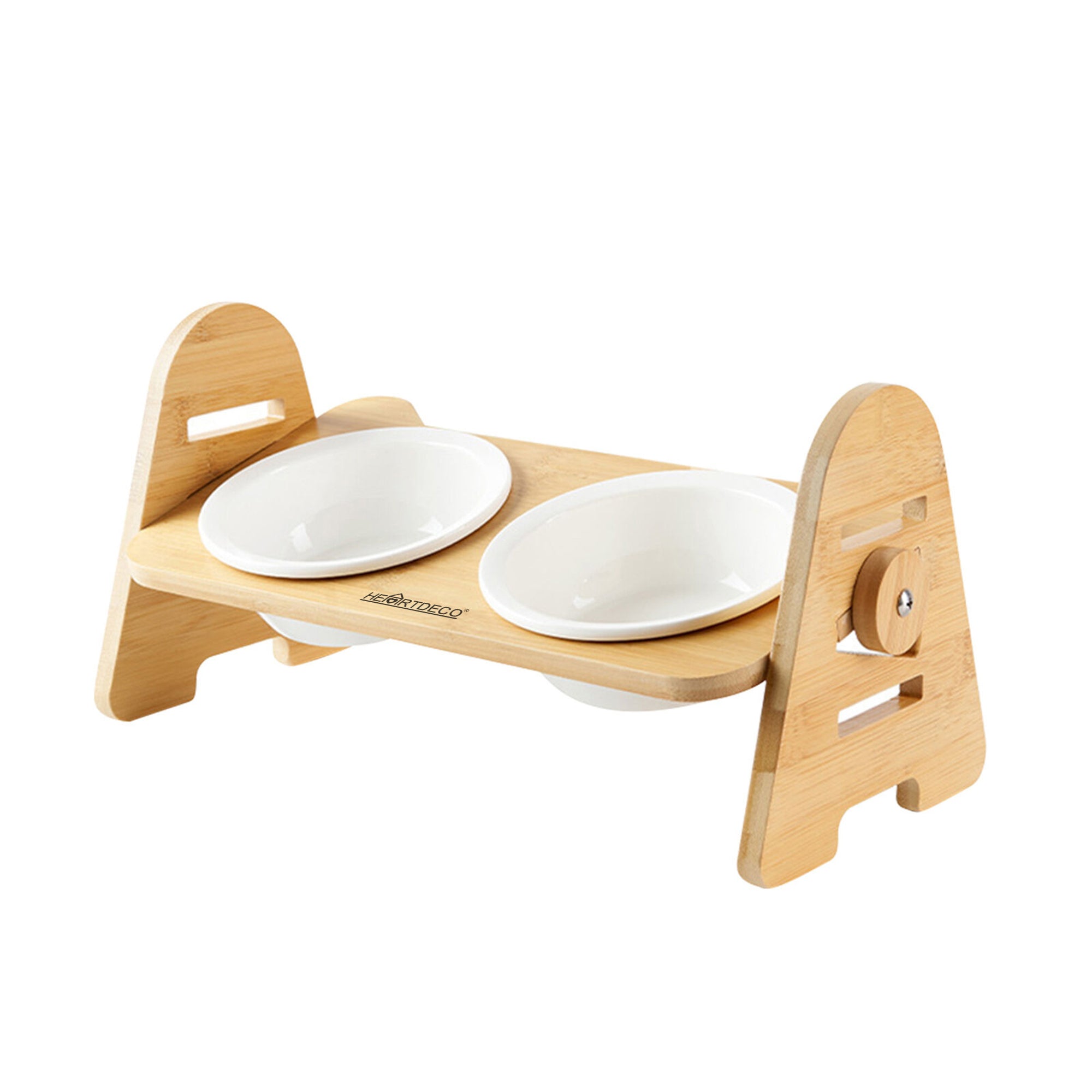 Elevated Pet Bowl Set HEARTDECO