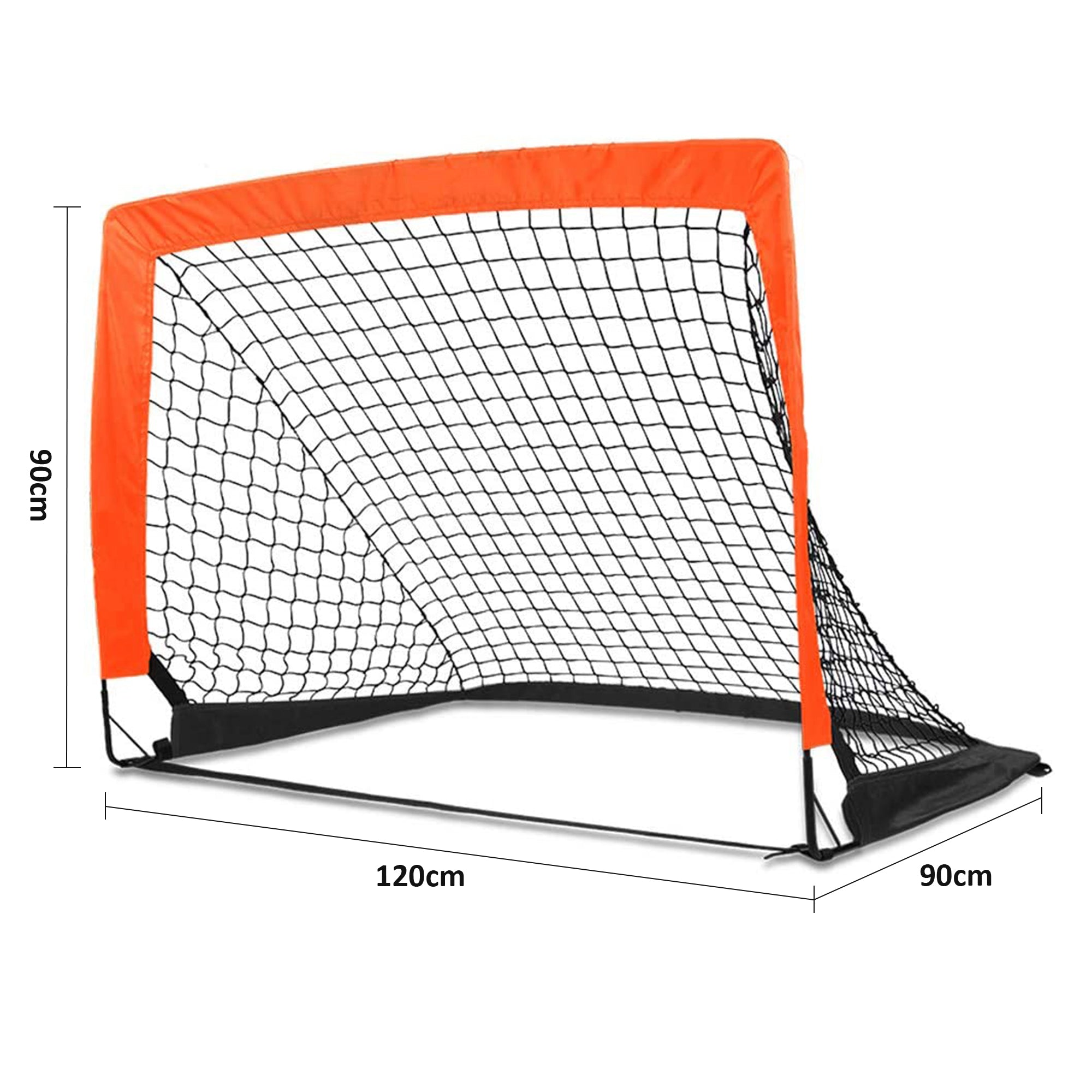 2PCs Foldable Soccer Goal Nets HEARTDECO