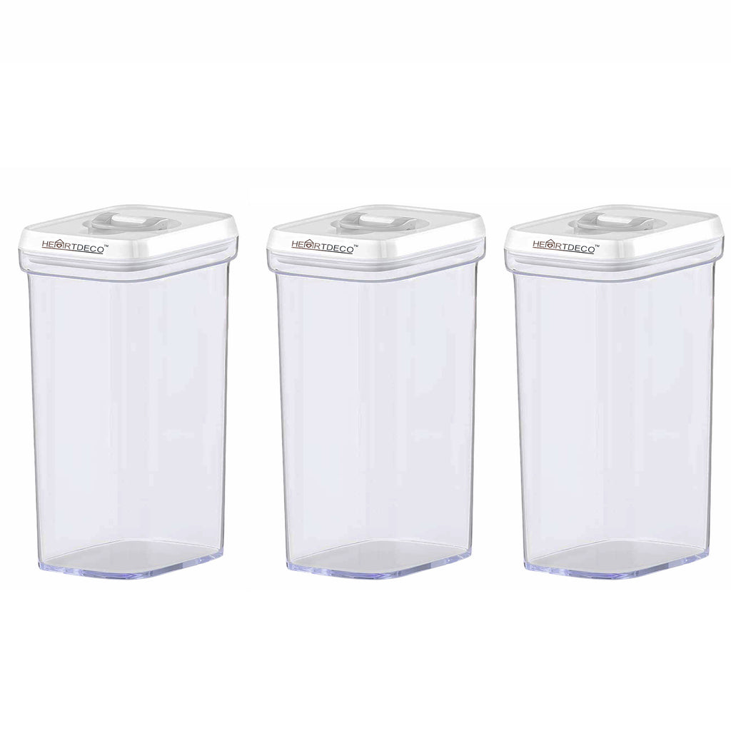 3Pcs 1.2L Airtight Food Containers
