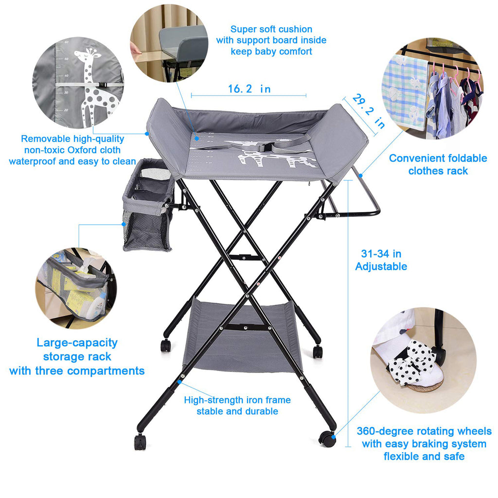 Adjustable changing table on sale