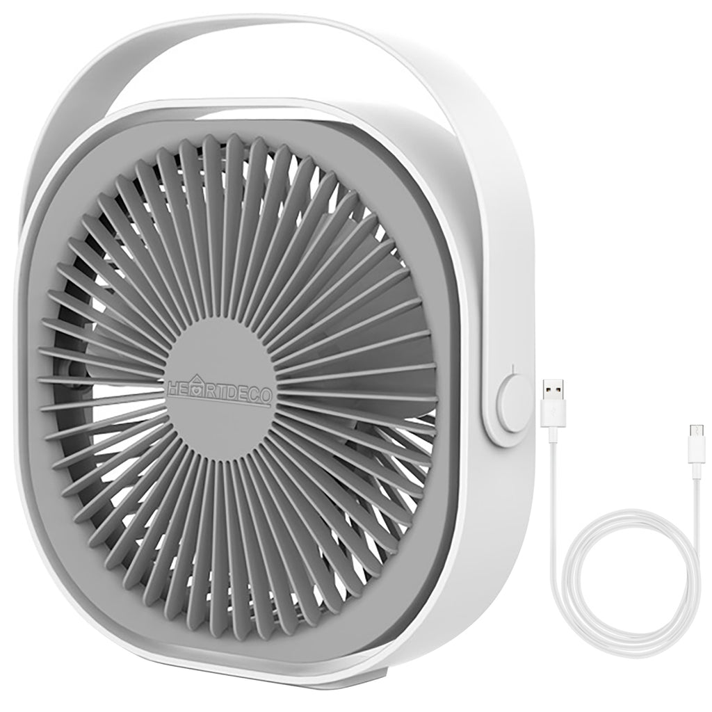 Ultra Silent Rechargeable Cordless 6 Inch Desk Fan