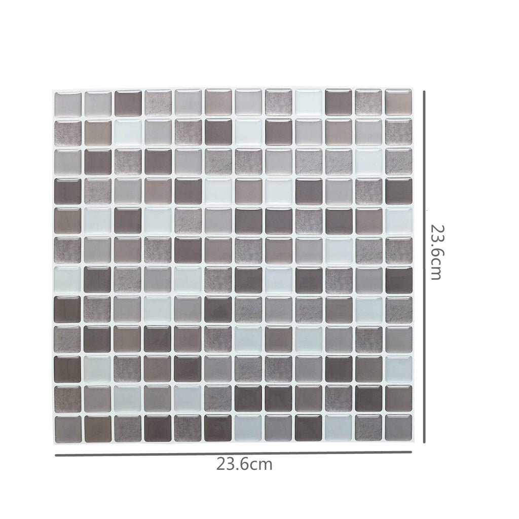 4Pcs 3D Self Adhesive Mosaic Tile Sticker – HEARTDECO