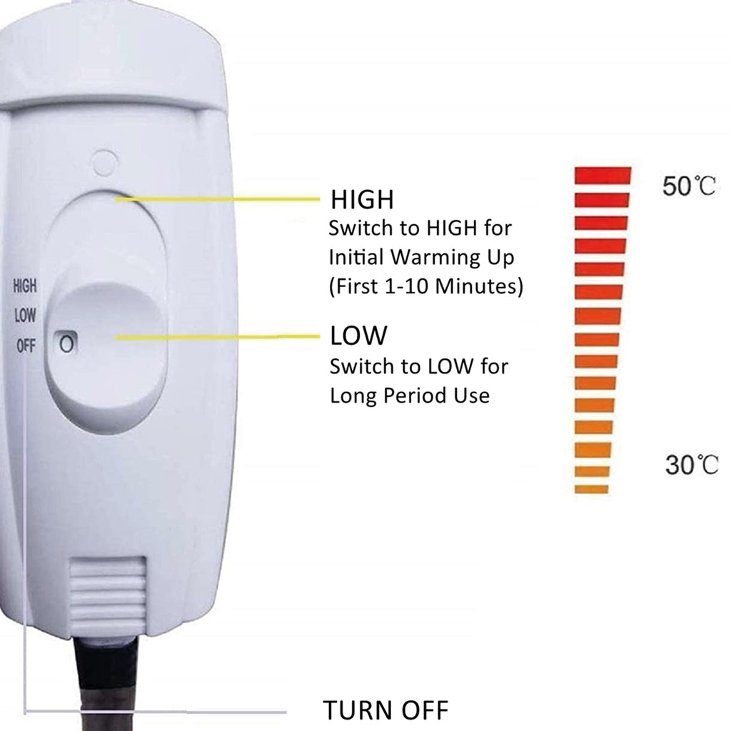 Electric Pet Heating Pad 72 x 48cm HEARTDECO