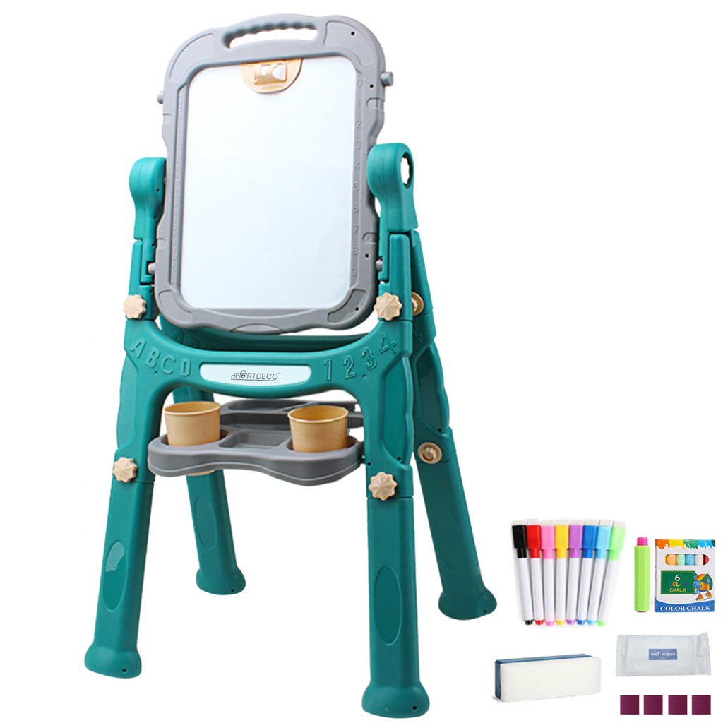 Double Side Drawing Board Easel Set for Kids