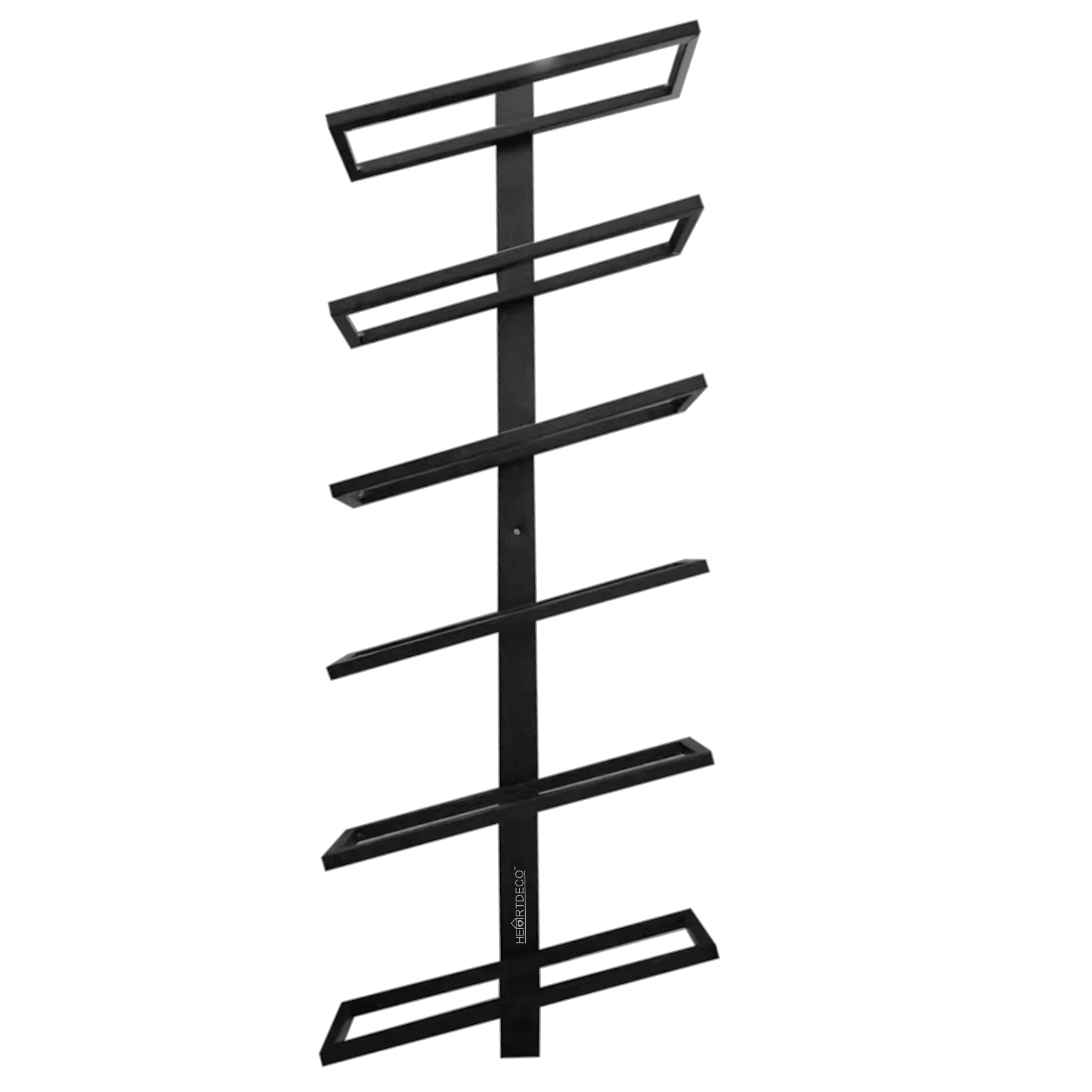 Wall Mounted Tilted Metal Wine Rack-6 Bottles – HEARTDECO