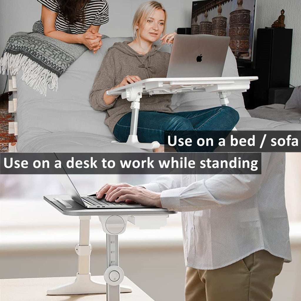 Adjustable Laptop Bed Table Desk – HEARTDECO
