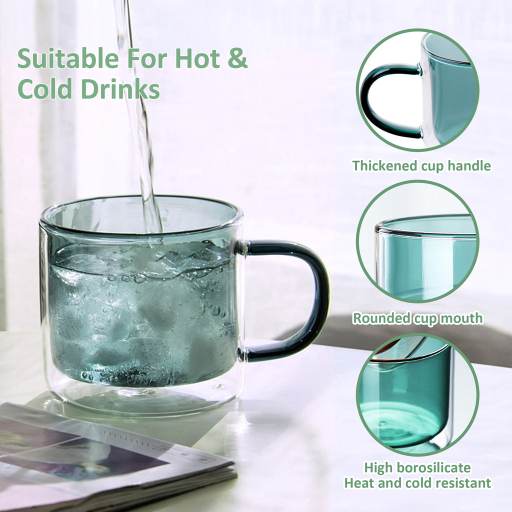 Teal glass deals cups